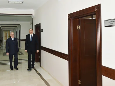 Naxçıvanda 2 saylı uşaq musiqi məktəbinin yeni binası istifadəyə verilib