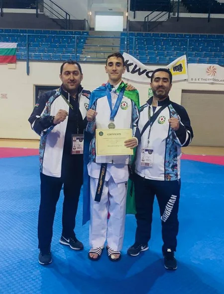 Azərbaycan taekvondoçusu Avropa çempionu olub