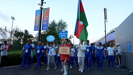 Azərbaycan idmançılarının da qatıldığı Universiadanın açılış mərasimi keçirilib