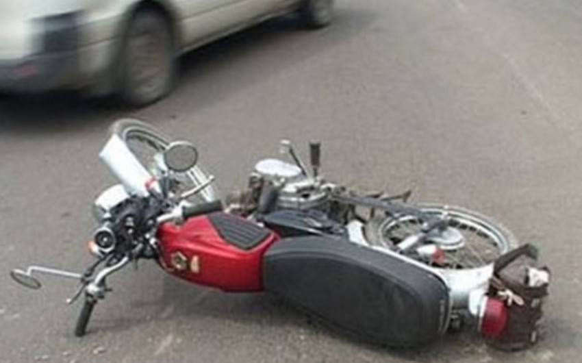 Xırdalanda 27 yaşlı motosiklet sürücüsü qəza törədib