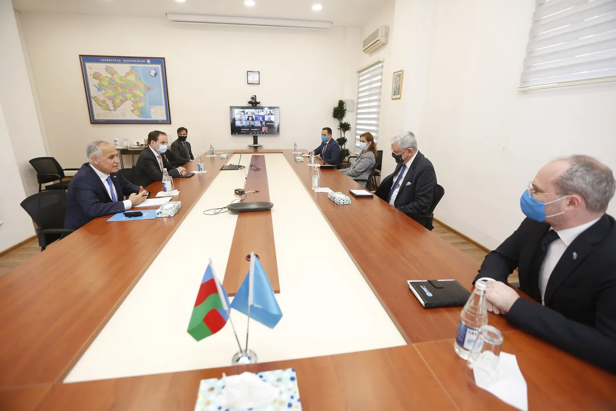 Volkan Bozkır BMT-nin Bakıdakı ofisində olub