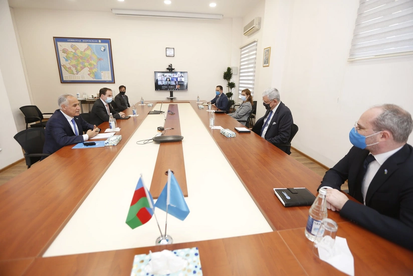 UNGA President Bozkır visits organization's office in Baku