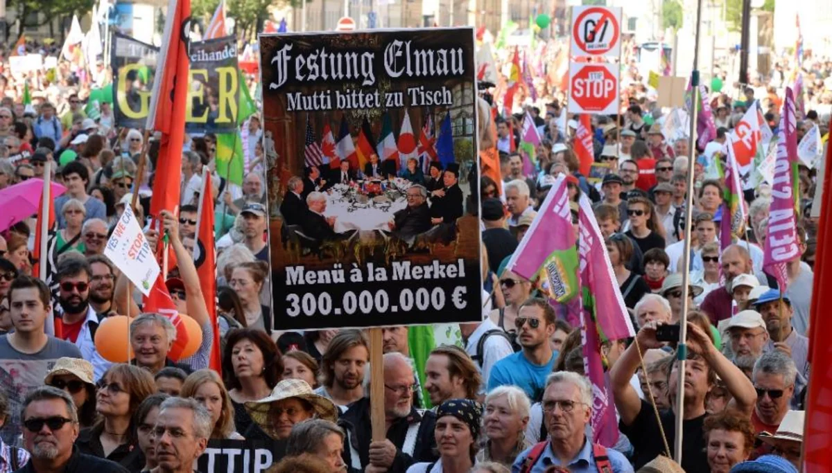 Более 2 тыс. человек устроили в Баварии протест против саммита G7