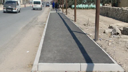 Binə qəsəbəsinin əsas küçələrindən biri təmir olunur -FOTO - VİDEO