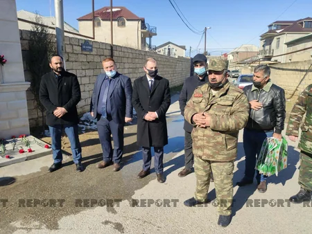 Sumqayıtda iki şəhidin xatirəsi əbədiləşdirilib