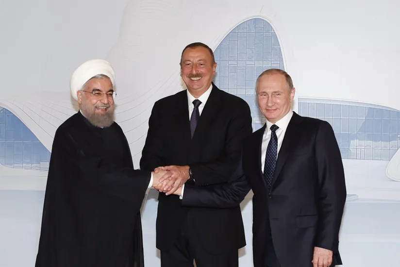 Обнародован текст Бакинской декларации, подписанной президентами Азербайджана, Ирана и России