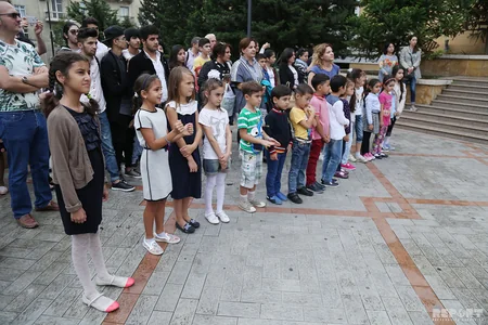 Prominent composer Uzeyir Hajibeyli commemorated