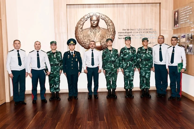Dövlət sərhədinin pozulmasının qarşısının alınması üzrə fərqlənən sərhədçilər təltif olunub