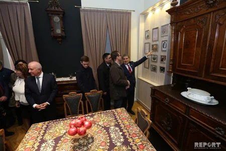 Cəlil Məmmədquluzadənin ev muzeyinin təmirdən sonra açılışı olub - FOTO