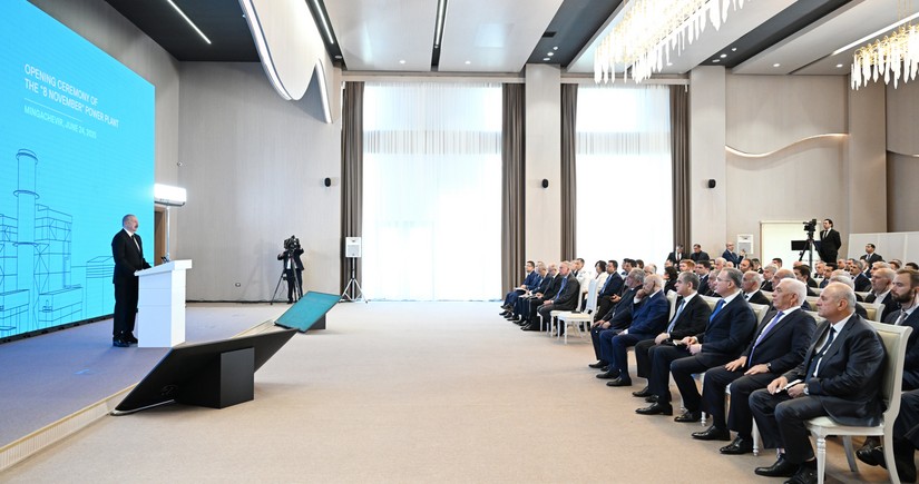 İlham Əliyev Mingəçevirdə “8 Noyabr” Elektrik Stansiyasının açılışında iştirak edib - YENİLƏNİB-2