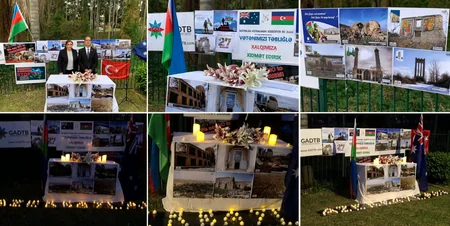 Dünyanın bir neçə şəhərində Anım Gününə həsr olunmuş aksiya təşkil edilib