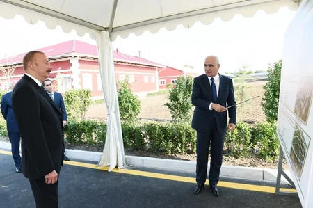 İsmayıllıda 1000 başlıq müasir heyvandarlıq kompleksinin açılışı olub