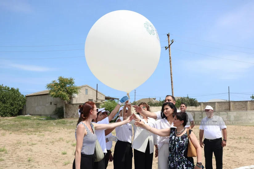 Maştağadakı aeroloji stansiyada müşahidələr bərpa edilib, ilk radiozond hava şarı buraxılıb
