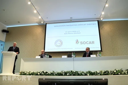 Bakıda sənayenin inkişafına dövlət dəstəyi müzakirə olunur - FOTO