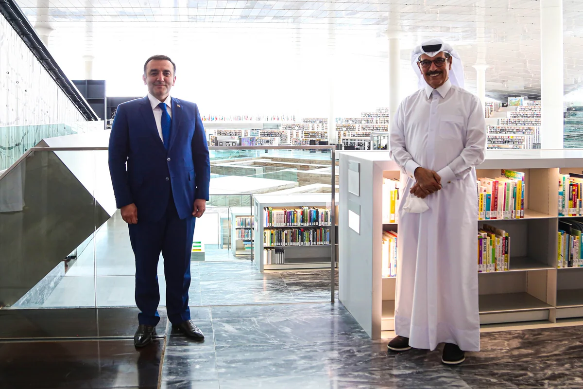 Azerbaijan’s Embassy donates books to Qatar National Library