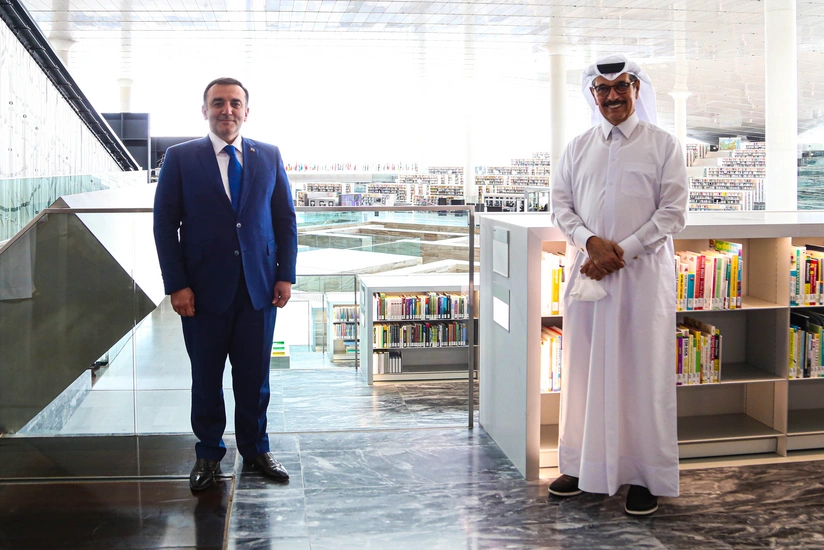 Azerbaijan’s Embassy donates books to Qatar National Library