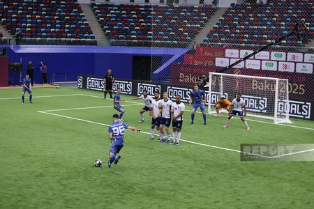 Bakıda keçirilən minifutbol üzrə dünya çempionatında ilk böyükhesablı qələbə qeydə alınıb