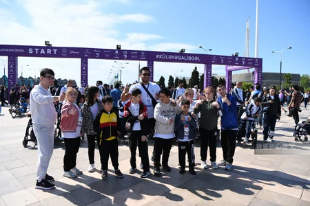Heydər Əliyev Fondunun təşəbbüsü ilə keçirilən “Bakı Marafonu 2024” start götürüb