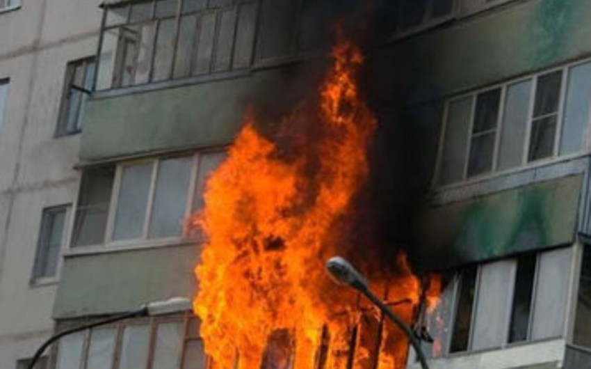 Nərimanov rayonunda mənzildə yanğın baş verib Nərimanov rayonunda mənzildə yanğın baş verib