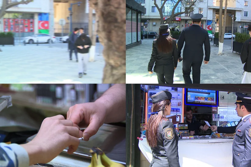 Bakıda məktəblilərə tütün məmulatları satanlar cərimələnib