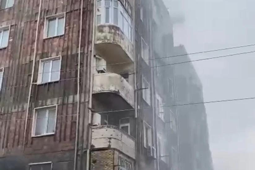 DİN: Abşeronda yaşayış binasında yanğınla əlaqədar polis təhlükəsizlik tədbirləri görür
