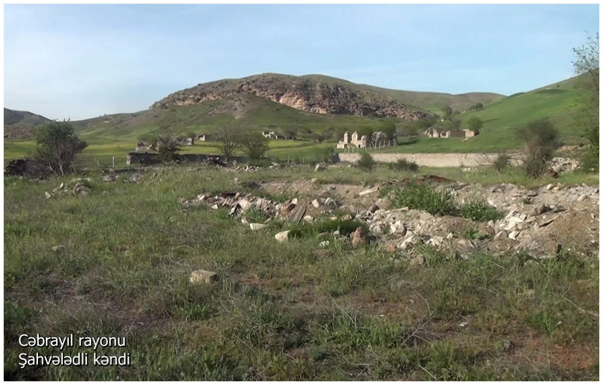 Video footage from liberated Shahvaladli village of Jabrayil