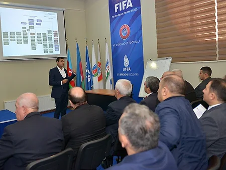 AFFA-da regional futbol federasiyalarının əməkdaşları üçün seminar keçirilib
