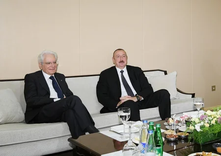 Azerbaijani and Italian presidents attend polypropylene plant built within 'SOCAR Polymer' project