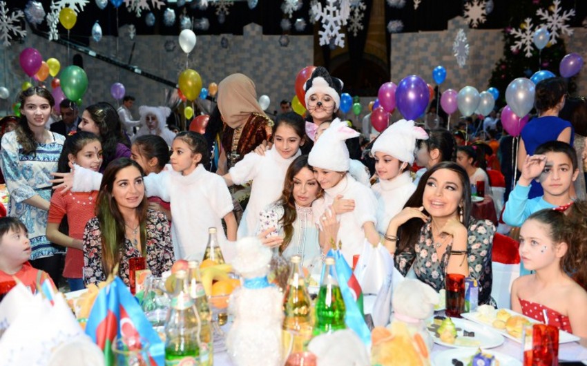 Heydar Aliyev Foundation arranges New Year festivities for children at Buta Palace