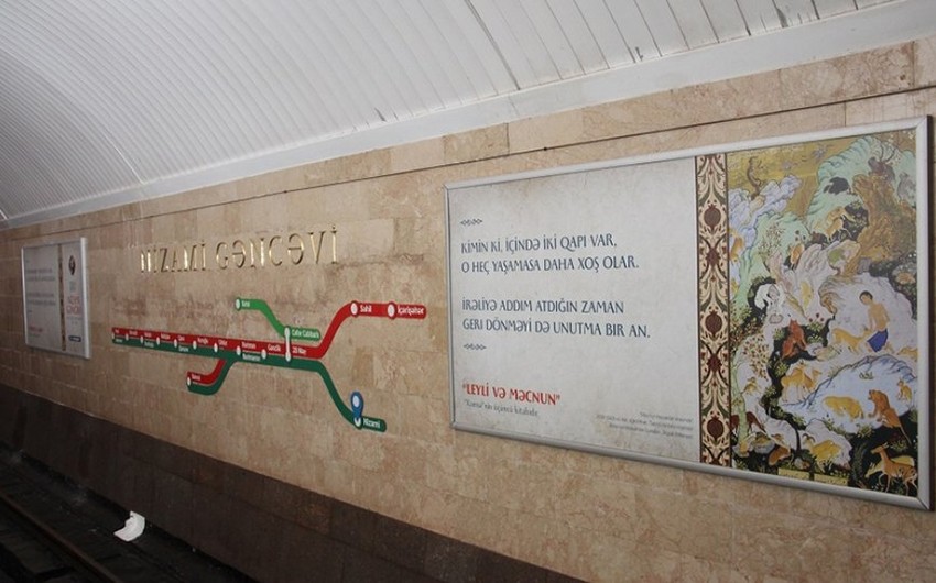 Bakı metrosunda qatarda nasazlıq yaranıb