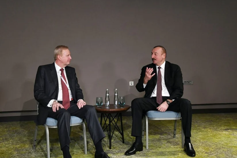 President of Azerbaijan met with BP's chief executive in Eskisehir