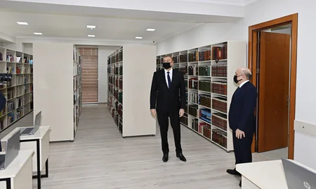 Prezident İlahiyyat İnstitutunun yeni binasının açılışında iştirak edib - YENİLƏNİB