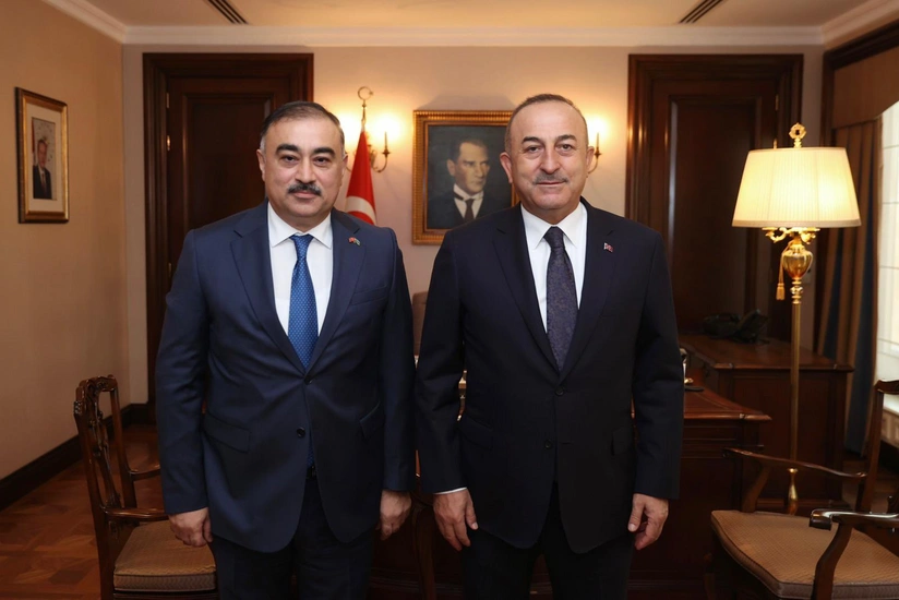Mövlud Çavuşoğlu Azərbaycan səfiri ilə görüşüb