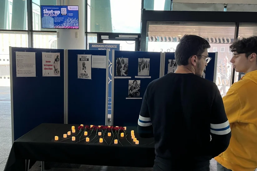 Şotlandiyanın Aberdin Universitetində Xocalı soyqırımı ilə bağlı məlumatlandırma aksiyası keçirilib