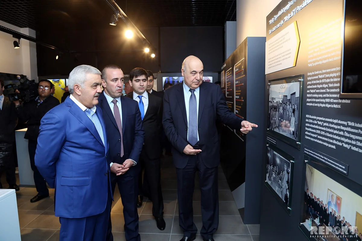 “Neftchi” football club museum and fan shop presented