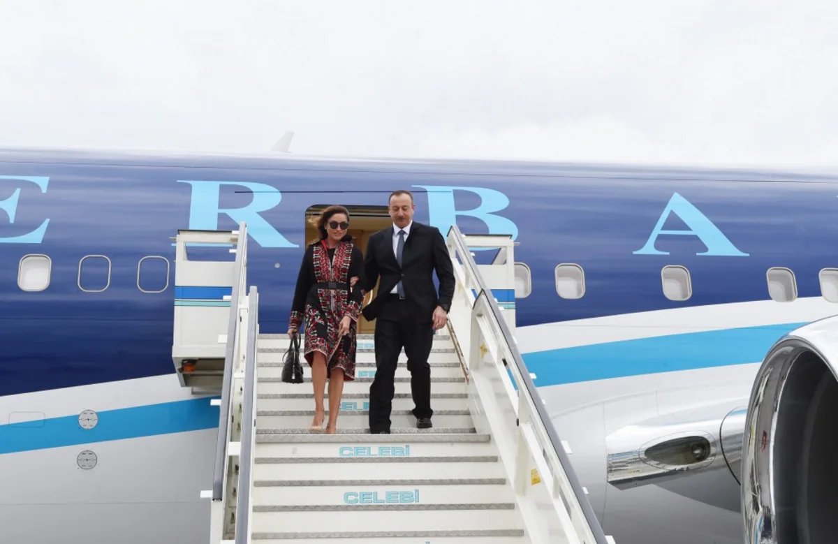 President Ilham Aliyev arrives in Turkey for a working visit - PHOTO