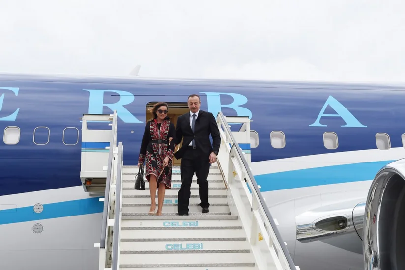 President Ilham Aliyev arrives in Turkey for a working visit - PHOTO