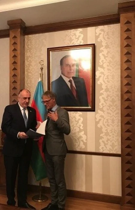 Elmar Məmmədyarov Almaniyanın Azərbaycana yeni təyin olunmuş səfirini qəbul edib