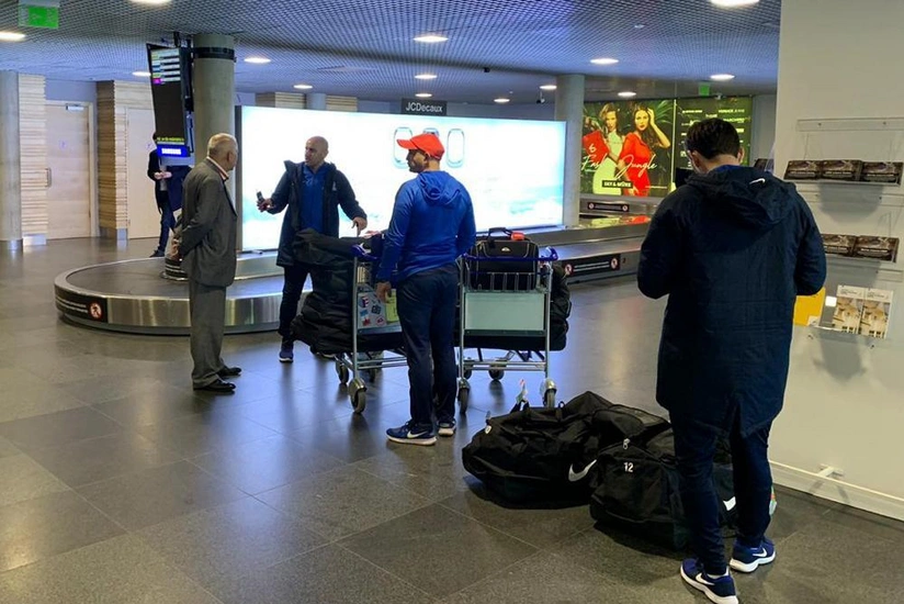 Azərbaycan milli komandası Latviyaya yola düşüb