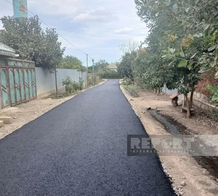 Cəlilabadın Göytəpə şəhərinin 7 küçəsində asfaltlanma işləri aparılıb