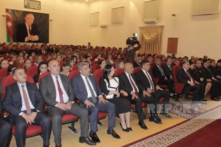 Hacıqabulda Heydər Əliyevin 100 illik yubileyi qeyd olunub