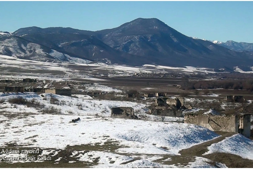 Ağdamın Xaçındərbətli kəndindən görüntülər
