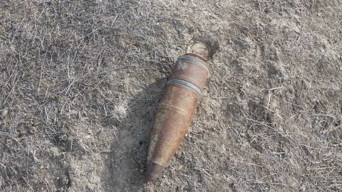 Füzuli rayonunda top mərmisi aşkarlanıb
