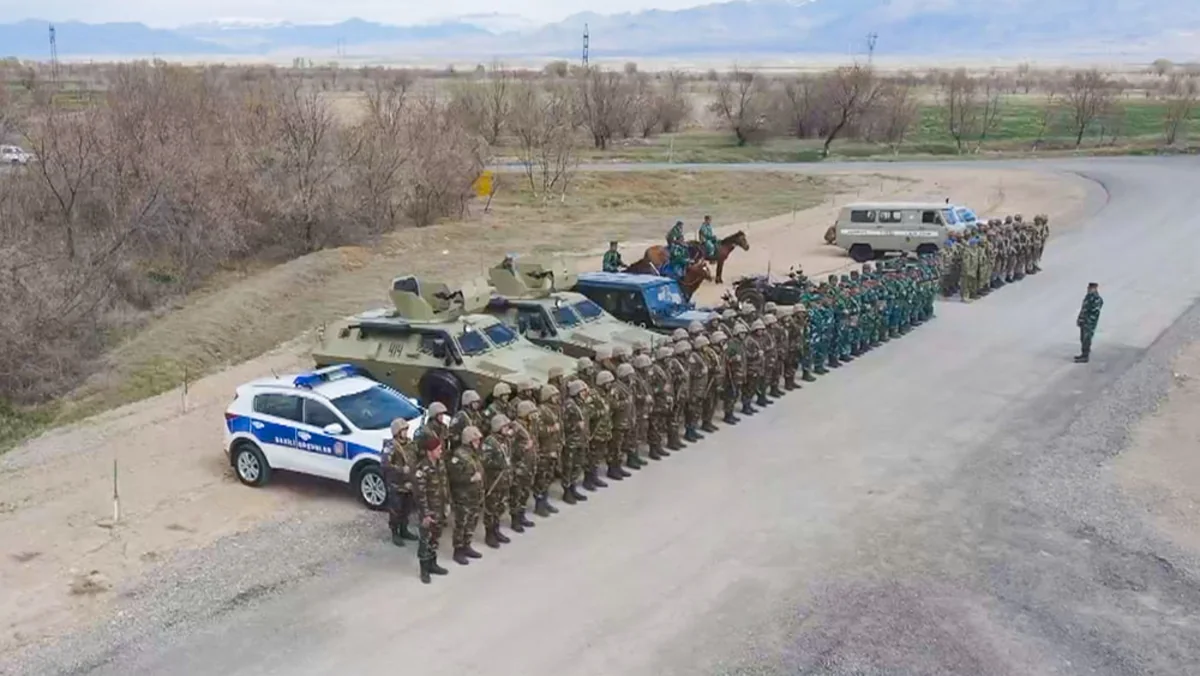 Naxçıvan Qarnizonu Qoşunlarında taktiki təlim məşqi keçirilib