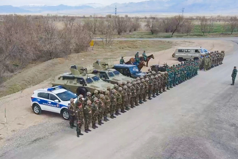 Naxçıvan Qarnizonu Qoşunlarında taktiki təlim məşqi keçirilib