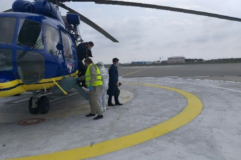 Dənizdə çalışan neftçilərin növbə dəyişməsinə başlanılıb