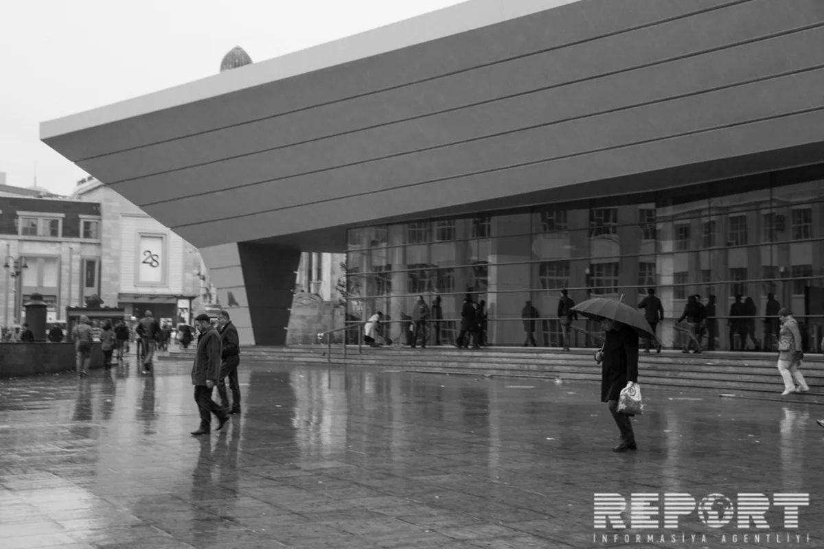 Actual weather in Azerbaijan: heavy torrential rain observed