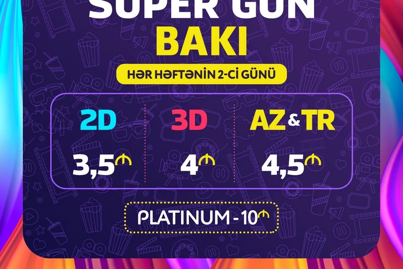 В CinemaPlus стартовала долгожданная акция Super Gün