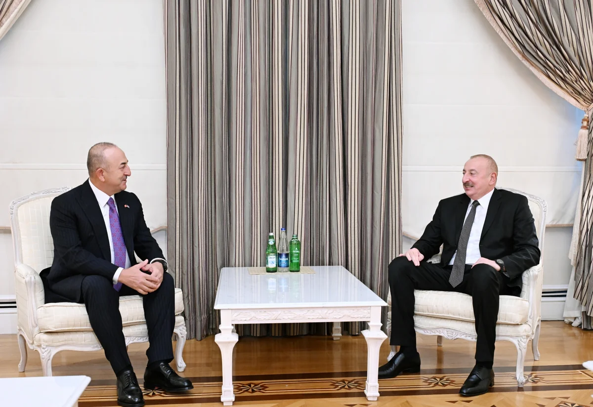 President Ilham Aliyev receives former Foreign Minister of Türkiye Mevlüt Çavuşoğlu