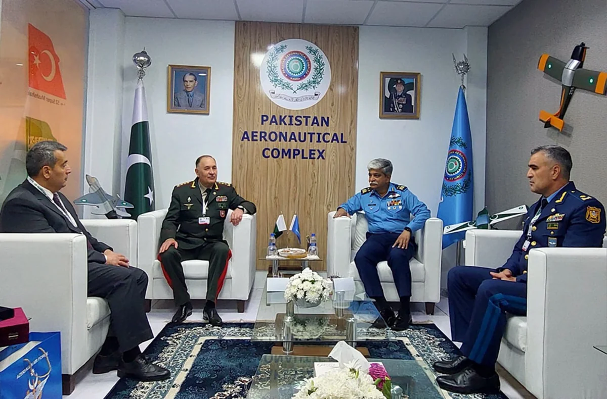 Azerbaijan's deputy minister discusses bilateral issues with chairman of Pakistan Aeronautical Complex
